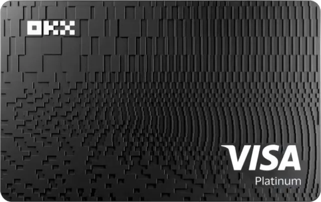 OKX Card, tarjeta Visa Platinum de OKX